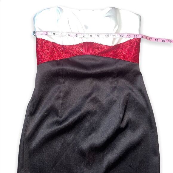 Jessica McClintock for Gunne Sax Strapless Cocktail Dress - Picture 10 of 15